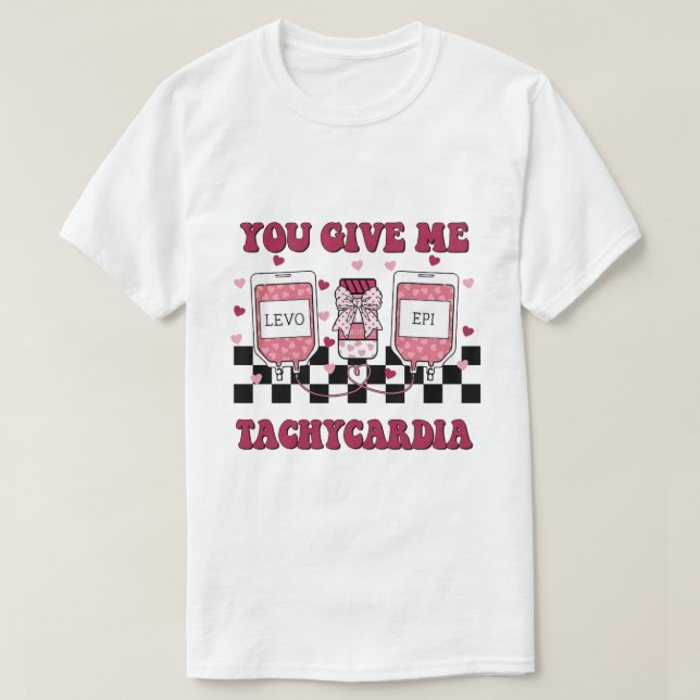 Camiseta me das taquicardia (Diseño del anverso)