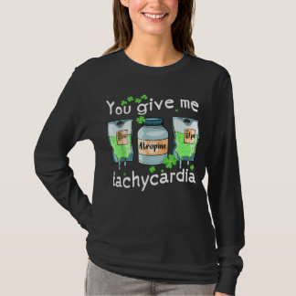 Camiseta Me Das Taquicardia Enfermera Día De San Patricio P