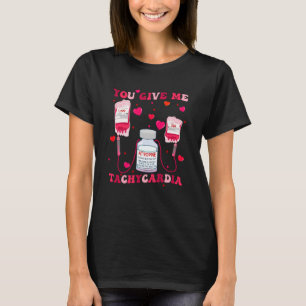 Camiseta Me Das Taquicardia Enfermera Día de San Valentín S