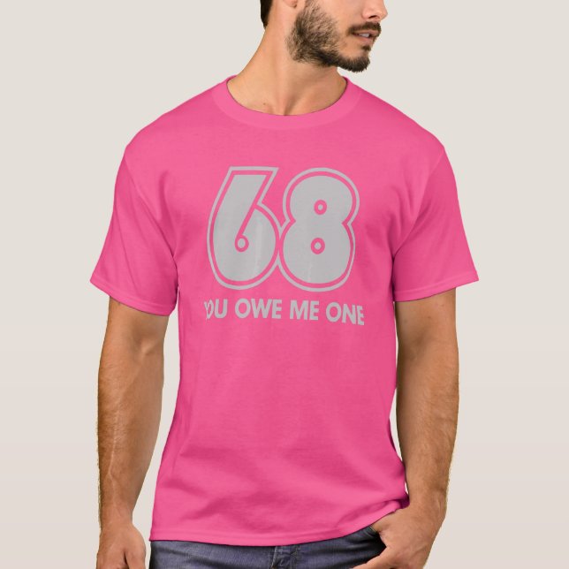 Camiseta Me debes una parodia de Chiste adulto (Anverso)