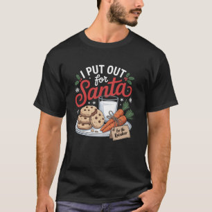 Camiseta Me Dedicé A La Zanahoria De Renos De Santa Navidad