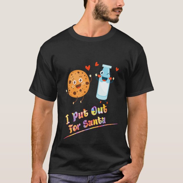 Camiseta Me Dediqué A La Cocina De Santa Navidad Diciendo S (Anverso)