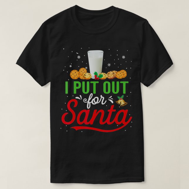 Camiseta Me Dediqué A Las Galletas De Navidades De Santa Gr (Diseño del anverso)