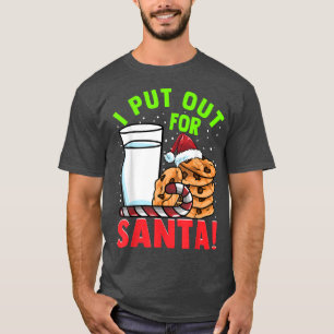 Camiseta Me Dediqué A Las Galletas De Santa Y A La Leche.