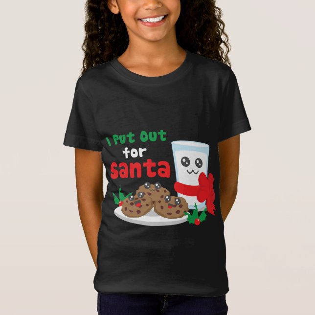 Camiseta Me Dediqué A Santa Claus La Leche De Gallina Fea (Anverso)
