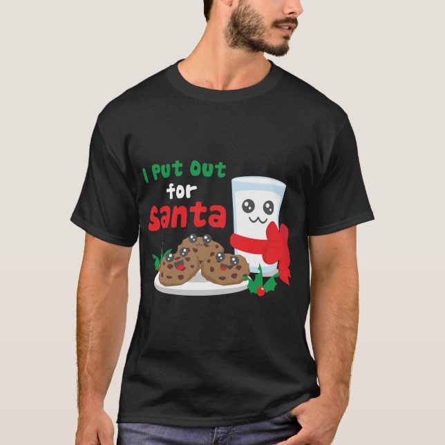 Camiseta Me Dediqué A Santa Claus La Leche De Gallina Fea (Anverso)