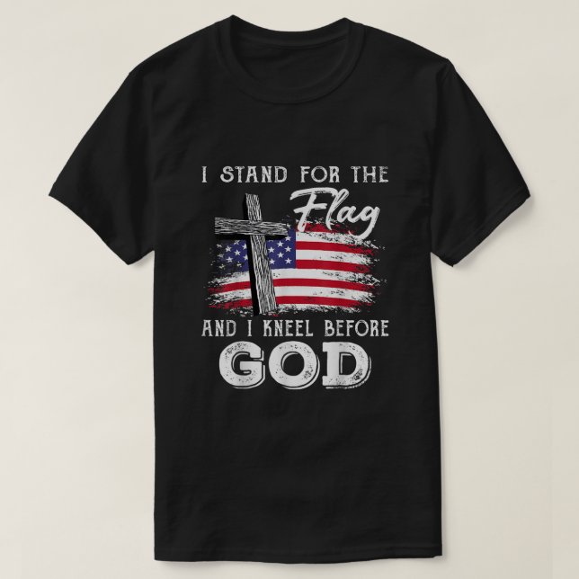 Camiseta Me Defiendo A La Bandera Y Me Arrojé Ante Dios Mem (Diseño del anverso)