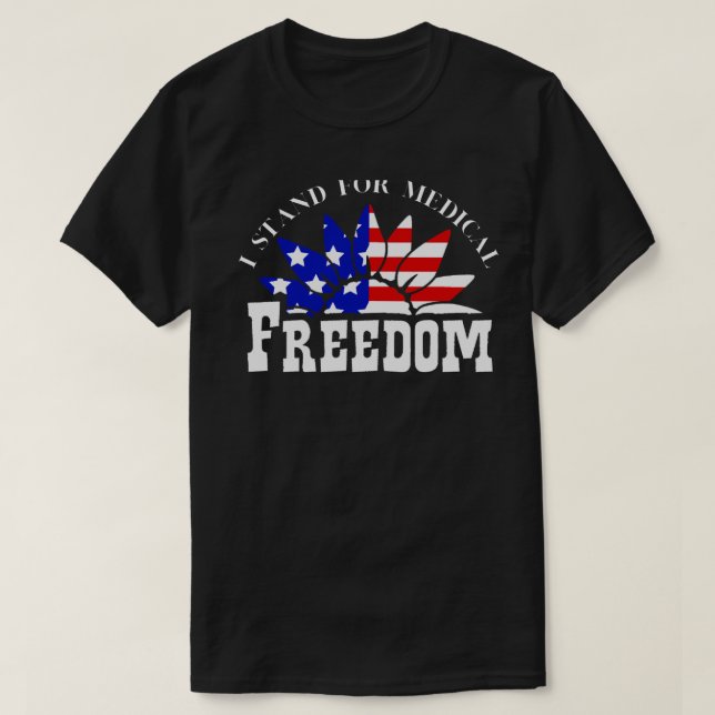 Camiseta Me Defiendo A La Libertad Médica (Diseño del anverso)