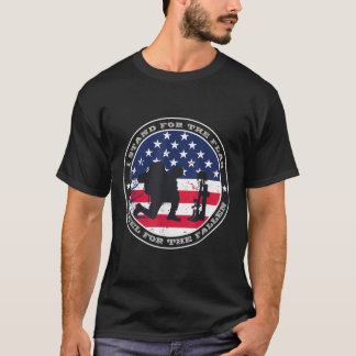 Camiseta Me Defiendo Al Arrodillo De La Bandera Por Los Caí