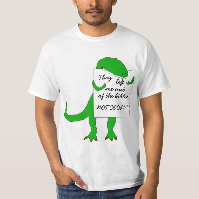 Camiseta ¡Me dejaron de la biblia! (Anverso)