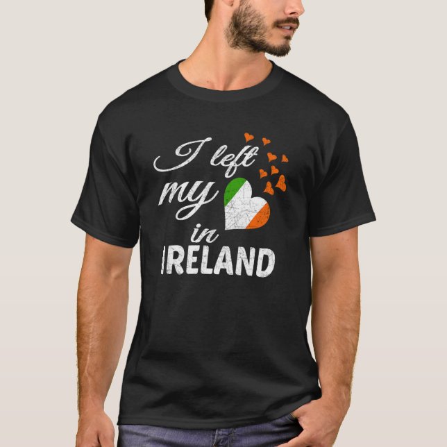 Camiseta Me Dejé El Corazón En Irlanda, Países Increíbles (Anverso)