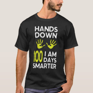 Camiseta Me Dejo La Mano Abajo, Estoy 100 Días Más Intelige
