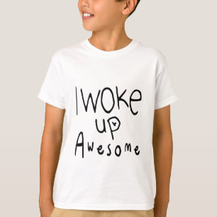 Camiseta Me Desperté Impresionantes Niños Unisex Tee