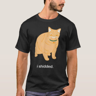 Camiseta Me di cuenta de la gracia del gato