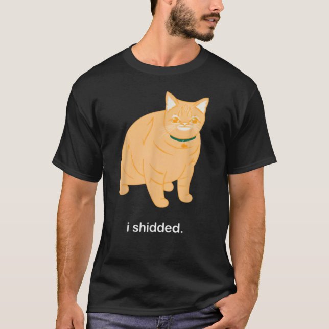 Camiseta Me di cuenta de la gracia del gato (Anverso)