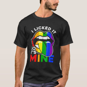 Camiseta Me di cuenta de que es mi LGBTQ levanta el arcoiri