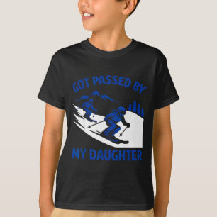 Camiseta Me dieron un ped por mi hija Ski Dad divertido esq