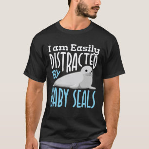 Camiseta Me distraen fácilmente los cierres para bebés