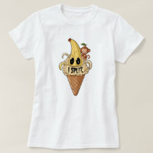 Me divido, lindo grito de hielo bananero