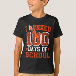 Camiseta Me Dormí 100 Días De Básquetbol Escolar 100 Días K