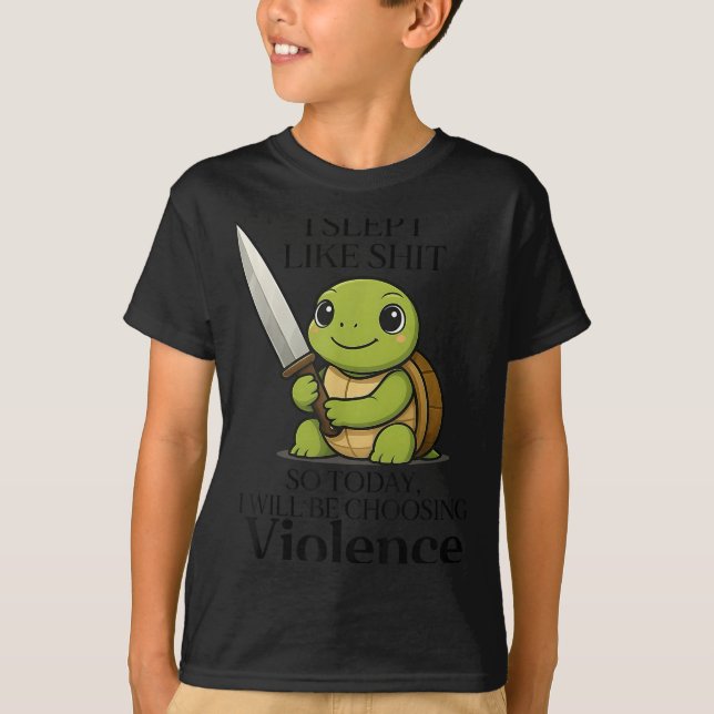 Camiseta Me Dormí Como Así Hoy Escogeré Violencia Tu (Anverso)