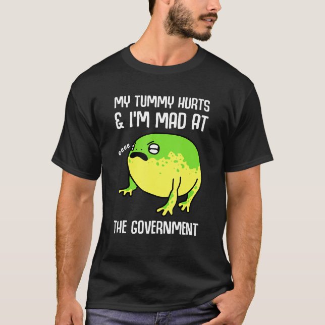 Camiseta Me Duele La Tumba Y Estoy Enfadada Con La Rana Del (Anverso)