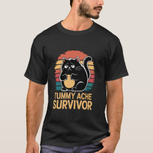Camiseta Me Duele La Tumía, Gracioso Gato De Sobreviviente