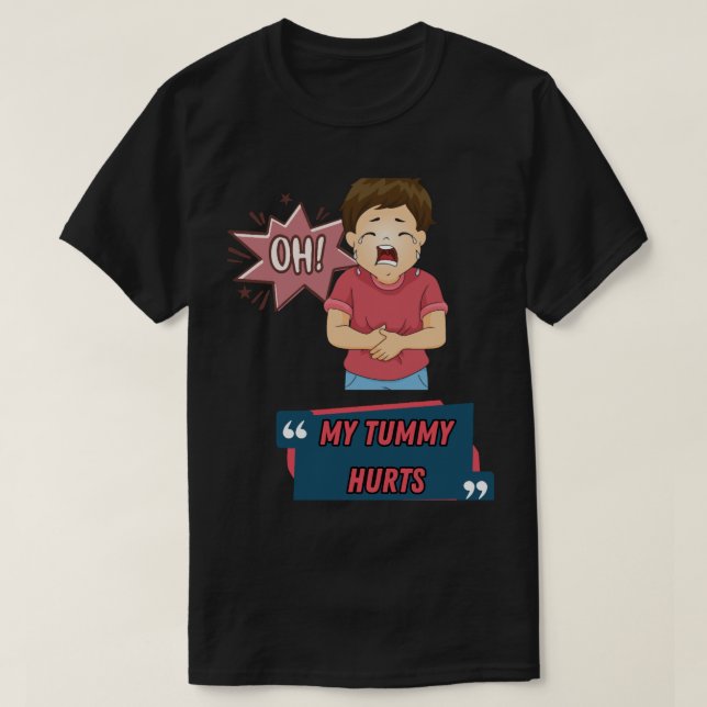 Camiseta Me Duele La Tumía, Problemas Mímicos (Diseño del anverso)