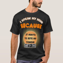 Me Duele Morder Mi Lengua El Gracioso Diseño Sarcá