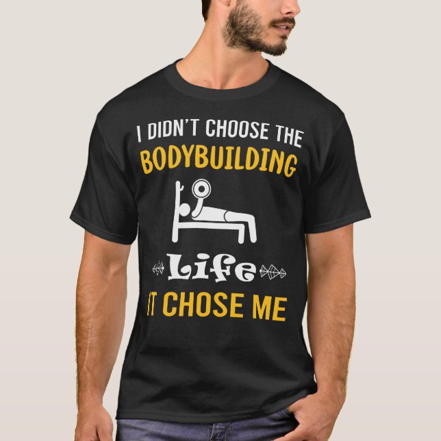 Camiseta Me eligió para construir cuerpos (Anverso)