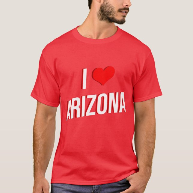 CAMISETA ME ENAMORA ARIZONA 1 (Anverso)