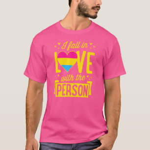 Camiseta Me Enamoré De La Persona Del Orgullo Pansexual