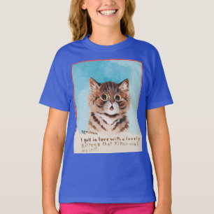 Camiseta Me enamoré de un gatito encantador (yo mismo)