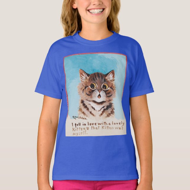 Camiseta Me enamoré de un gatito encantador (yo mismo) (Anverso)
