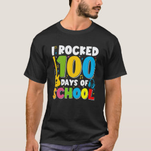 Camiseta Me encanta 100 días de escuela estudiante maestro
