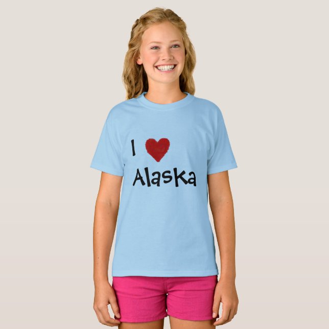 Camiseta Me encanta Alaska (Anverso completo)