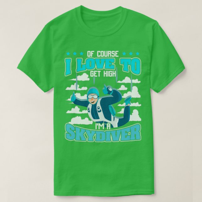 Camiseta Me Encanta Alcanzar Ix27m A Skydiving Skydiving (Diseño del anverso)