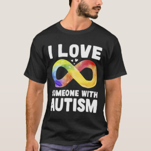 Camiseta Me Encanta Alguien Con Autismo Concienciación Sobr