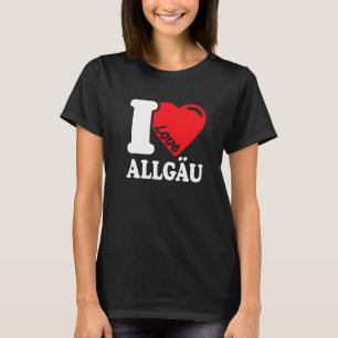 Camiseta Me encanta Allgäu senderismo patria vacaciones mon