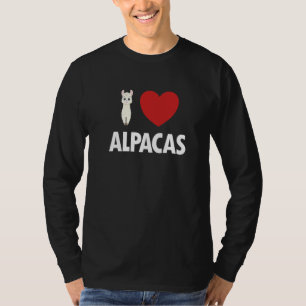 Camiseta Me encanta Alpacas Pako Lama Huacaya Alpaca Breede