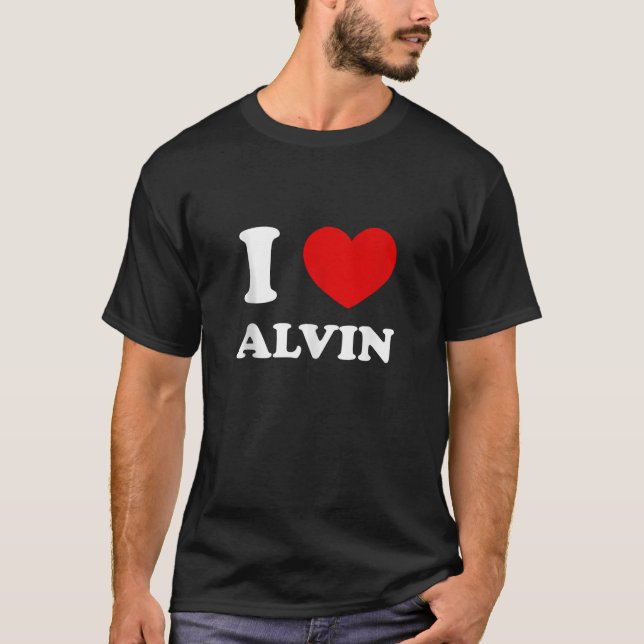 Camiseta Me encanta Alvin I Heart Alvin Funny Alvin Tank To (Anverso)