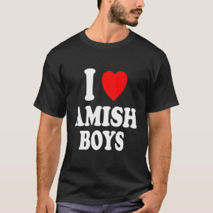 Camiseta Me Encanta Amish Atraction Handsome Hot