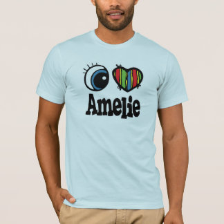 Camiseta Me encanta (amo) Amelie
