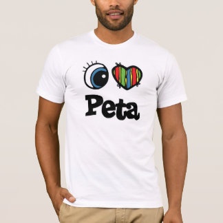 Camiseta Me encanta (amo) Peta