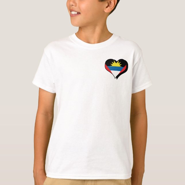 Camiseta Me encanta Antigua y Barbuda (Anverso)
