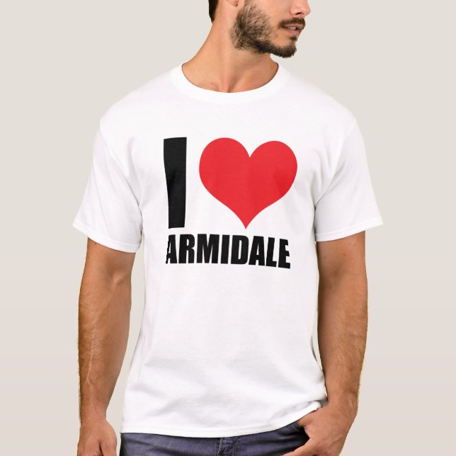 Camiseta Me encanta Armidale (Anverso)