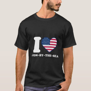 Camiseta Me Encanta Avon-By-The-Sea, Lo Hago Por El Mar.