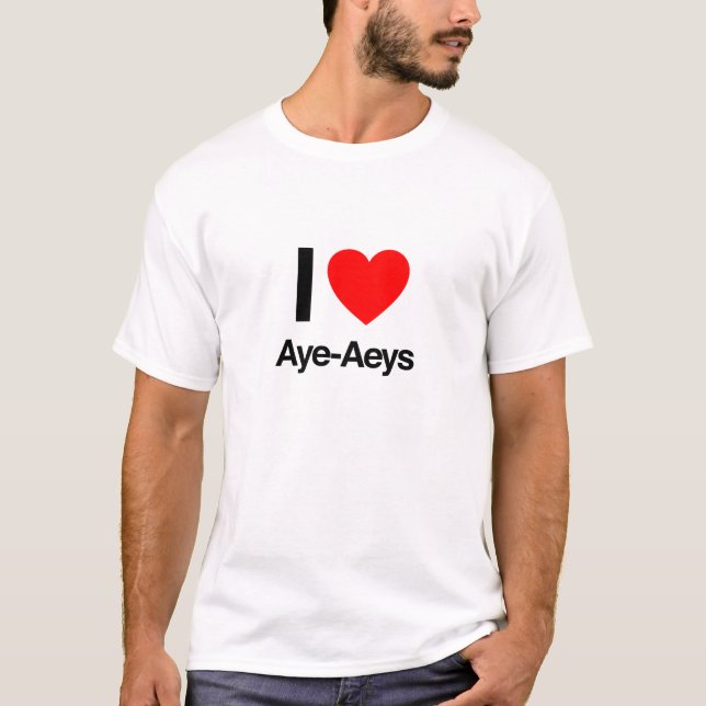 Camiseta me encanta aye-ayes (Anverso)