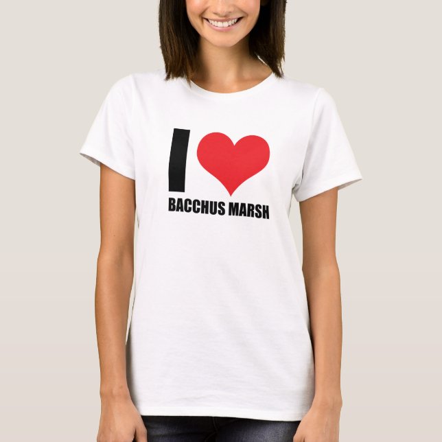 Camiseta Me encanta Bacchus Marsh (Anverso)