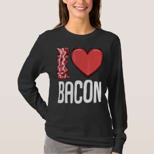 Camiseta Me encanta Bacon I Heart Bacon Breakfast Hombres M